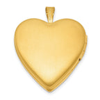 1/20 Gold Filled Polished and Satin 20mm Heart Locket