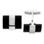 Sterling Silver Black Onyx Cuff Links