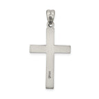 Sterling Silver 925 Latin Cross Pendant with Polished Finish