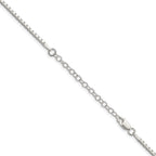 Box Chain Necklace in Sterling Silver, 1.9mm