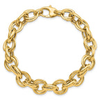 14K Polished Fancy Link Bracelet