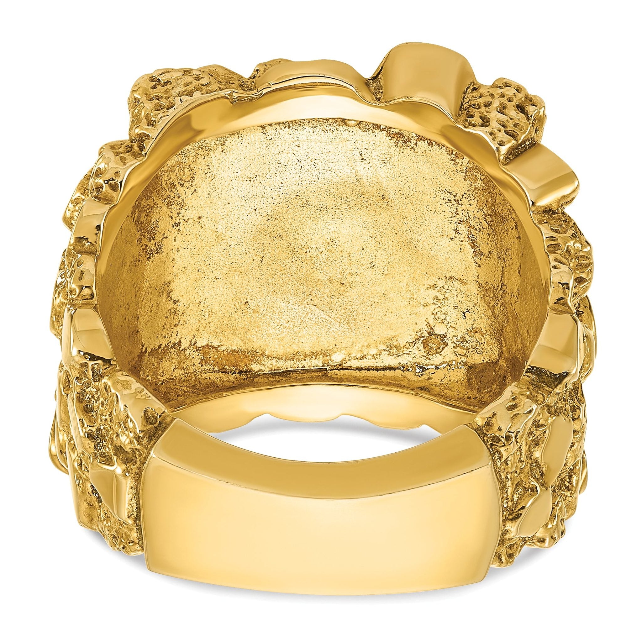 14k Men's Nugget Ring