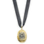 Sterling Silver 18 Gemstone Necklace with Clear CZ and Gold Plate