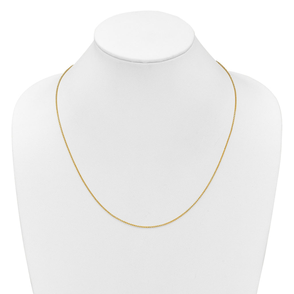 14K Adjustable 1.15mm D/C Open Franco Chain