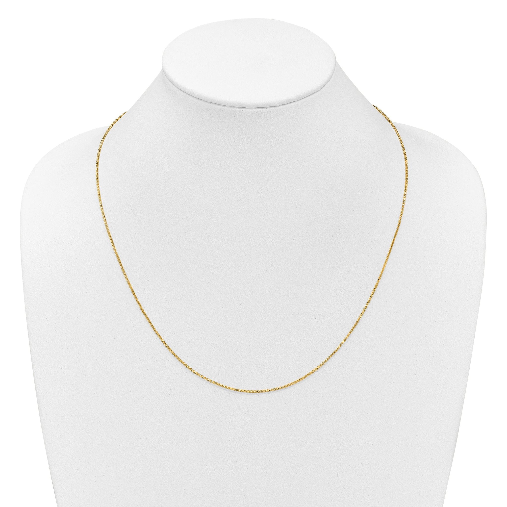 14K Adjustable 1.15mm D/C Open Franco Chain