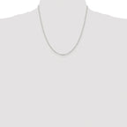 Diamond-Cut Rolo Cable Chain in Sterling Silver