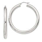 Sterling Silver 5mm Round Hoop Earrings