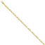 14K Gold Solid Fancy Link Bracelet with Polished Finish