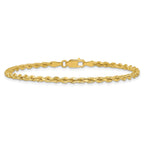 Diamond-Cut Rope Chain in 14K Yellow Gold, 2.75mm