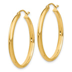 14k Polished Hoop Earring