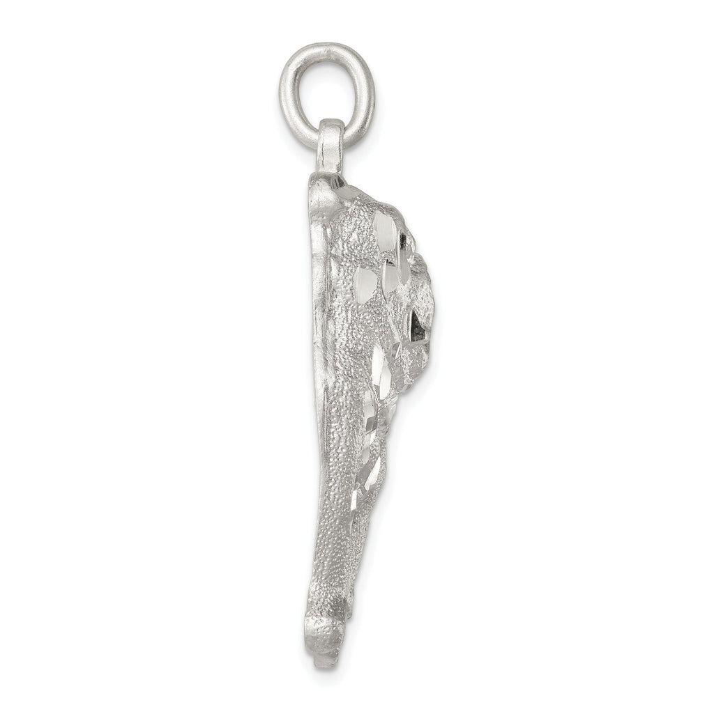 Sterling Silver 925 Bulldog Charm with Anti-Tarnish Solid Cast Design for Men