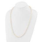 14K Gold Filled 7-8mm White Cultured Freshwater Pearl Necklace