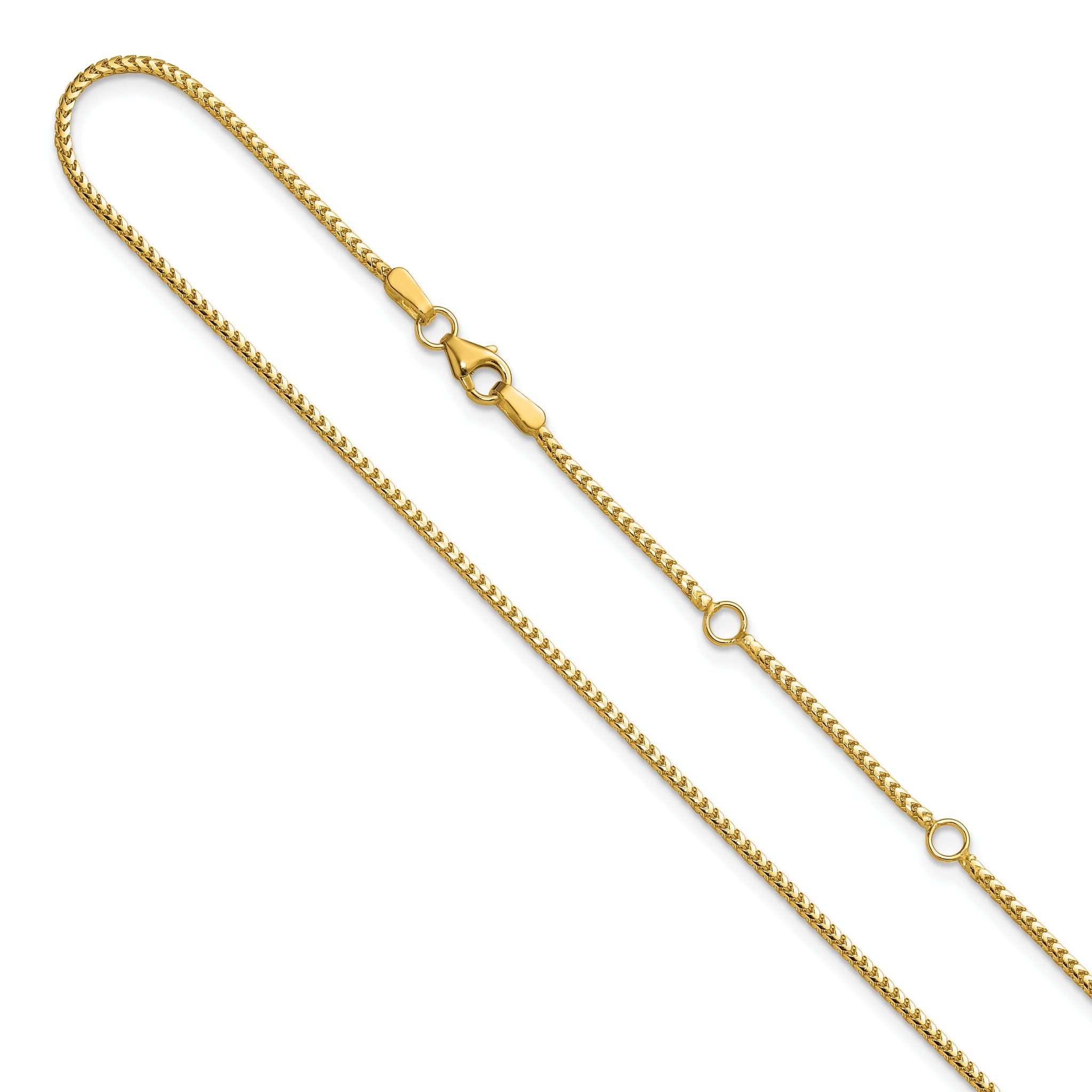 1.25mm 10K Yellow Gold Franco Chain Main image