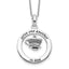Sentimental Expressions Sterling Silver Rhodium-plated Antiqued Serve One Another 18in Necklace