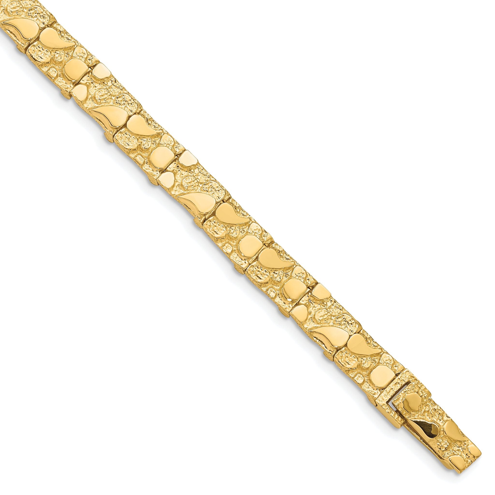 10k 7.0mm NUGGET Bracelet Main image