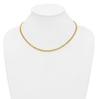 14K Gold Filled Bold Curb Chain Necklace in 3.5mm Width