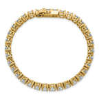 14k 11 1/8 carat Lab Grown Diamond VS/SI+ G+ Complete Tennis Bracelet