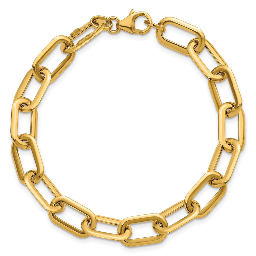 14K Polished Fancy Link Bracelet
