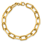 14K Polished Fancy Link Bracelet