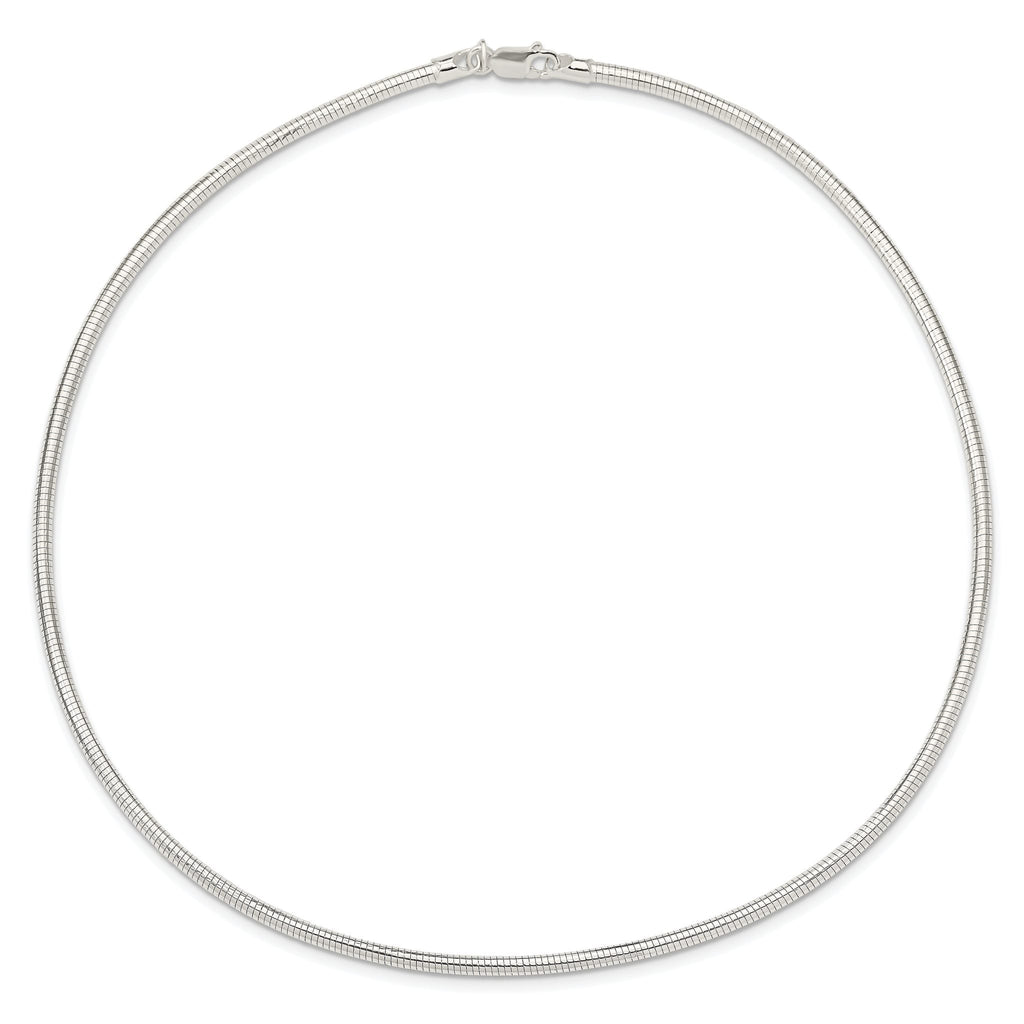 Sterling Silver Round 2.75mm Neckwire Necklace