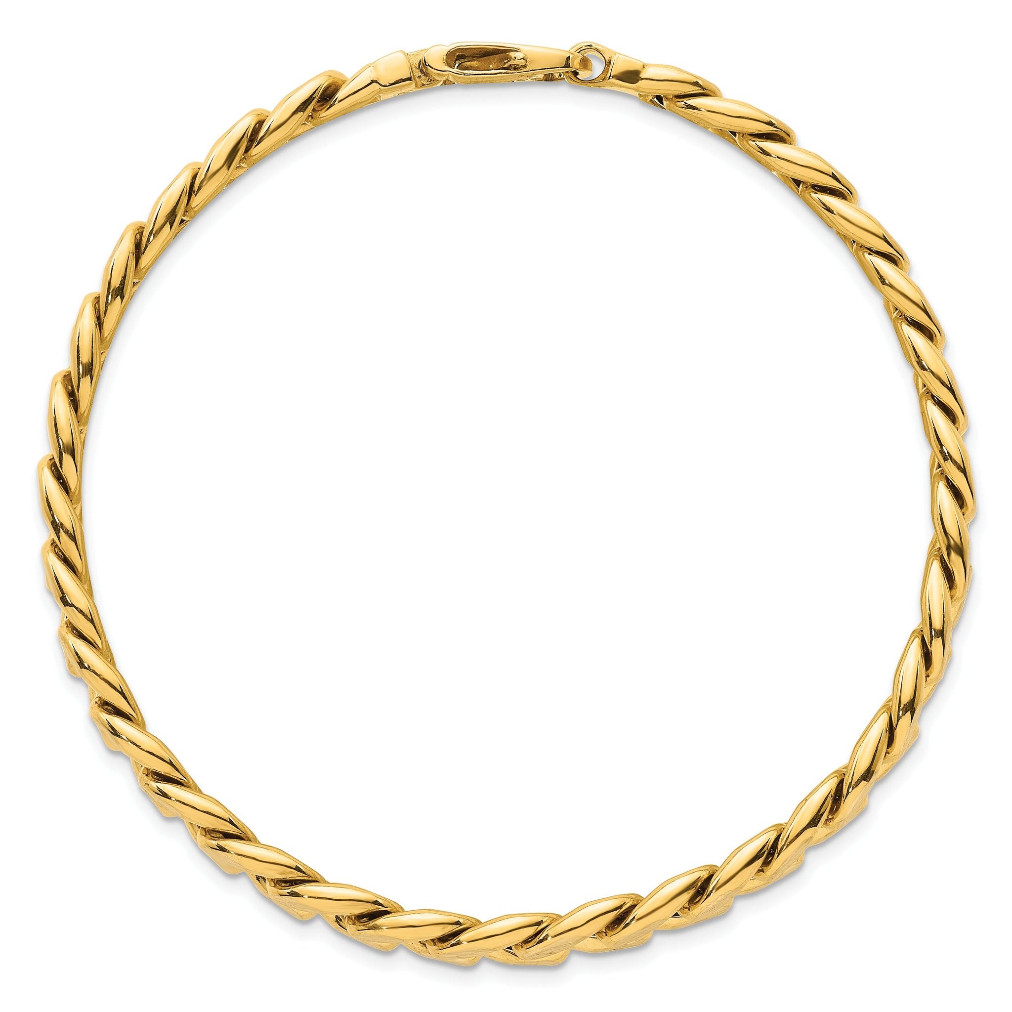 14k with White Rhodium Pave Textured 8.5mm Flat Curb Chain 8.5 inch Mens Bracelet