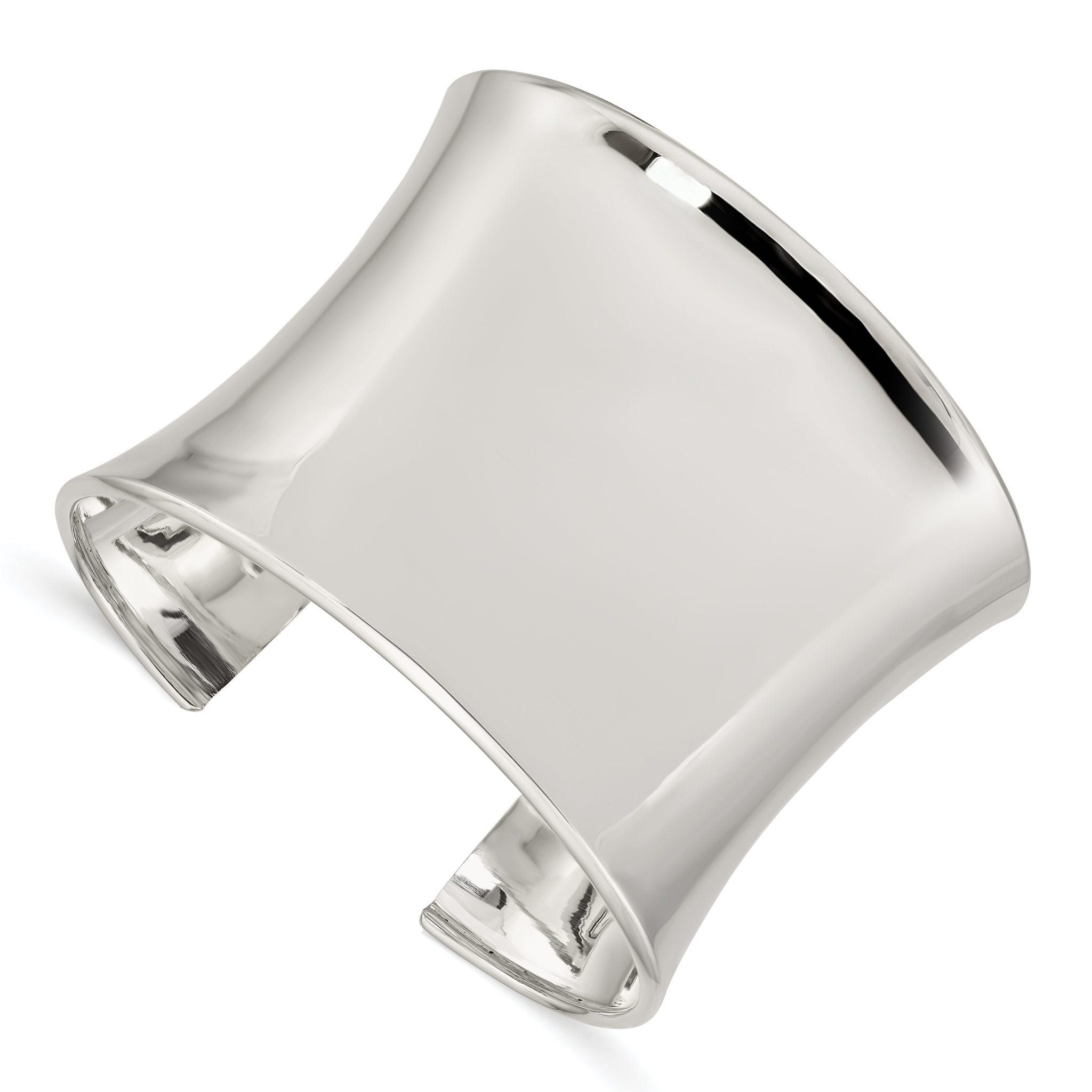 Sterling Silver 50mm Cuff Bangle Bracelet Main image
