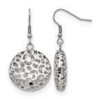 Stainless Steel Polished Drop Dangle Earrings for Women