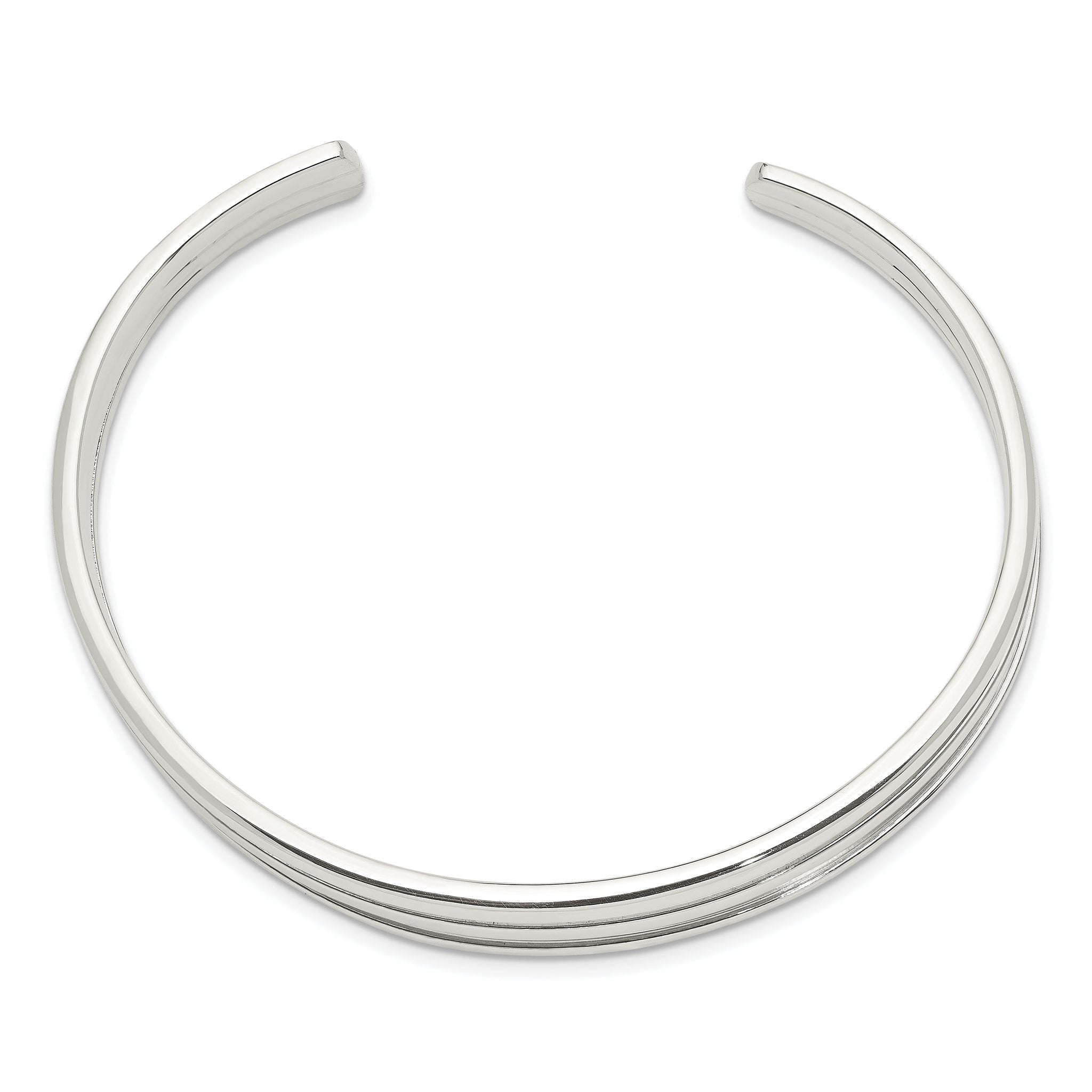 Sophia Jewelers 925 Sterling Silver Women's Polished Cuff Bangle Bracelet Secondary image