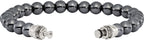 Sterling Silver Reflections 8mm Hematite Beaded 8in Bracelet/Bead not included, sold seperately