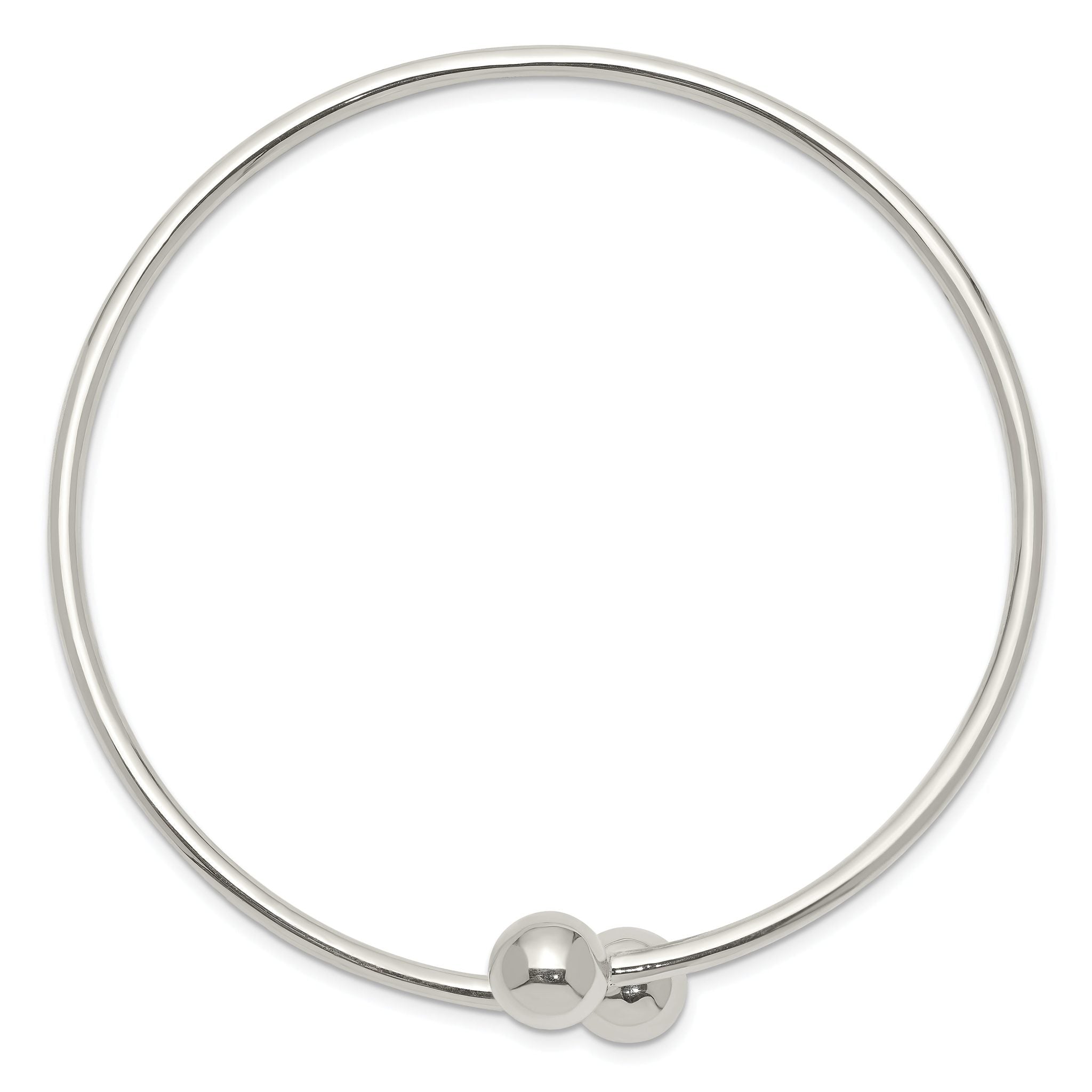 Sterling Silver Flexible Bangle Secondary image
