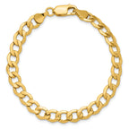 Curb Chain Necklace in 14K Yellow Gold, 6.5mm