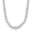 Sterling Silver Polished Beaded Necklace