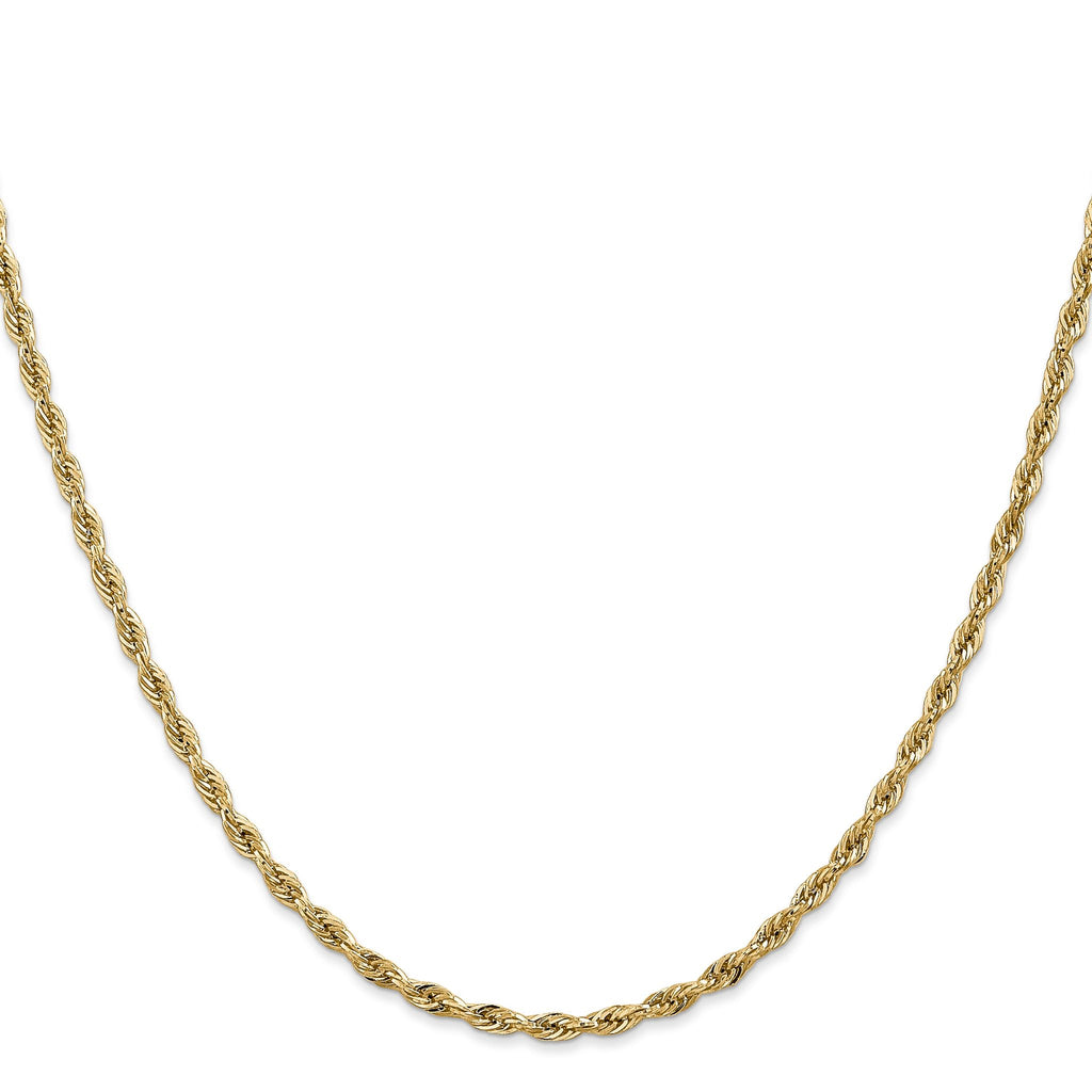 Rope Chain Necklace in 14K Yellow Gold, 2.8mm