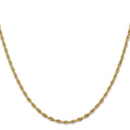 Rope Chain Necklace in 14K Yellow Gold, 2.8mm