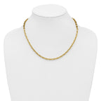 14K Polished Fancy Link Necklace