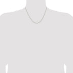 Diamond-Cut Spiga Chain Necklace in Sterling Silver