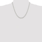 Paperclip Chain Necklace in Sterling Silver, 4.5mm