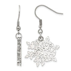 Stainless Steel Polished Drop Dangle Earrings for Women