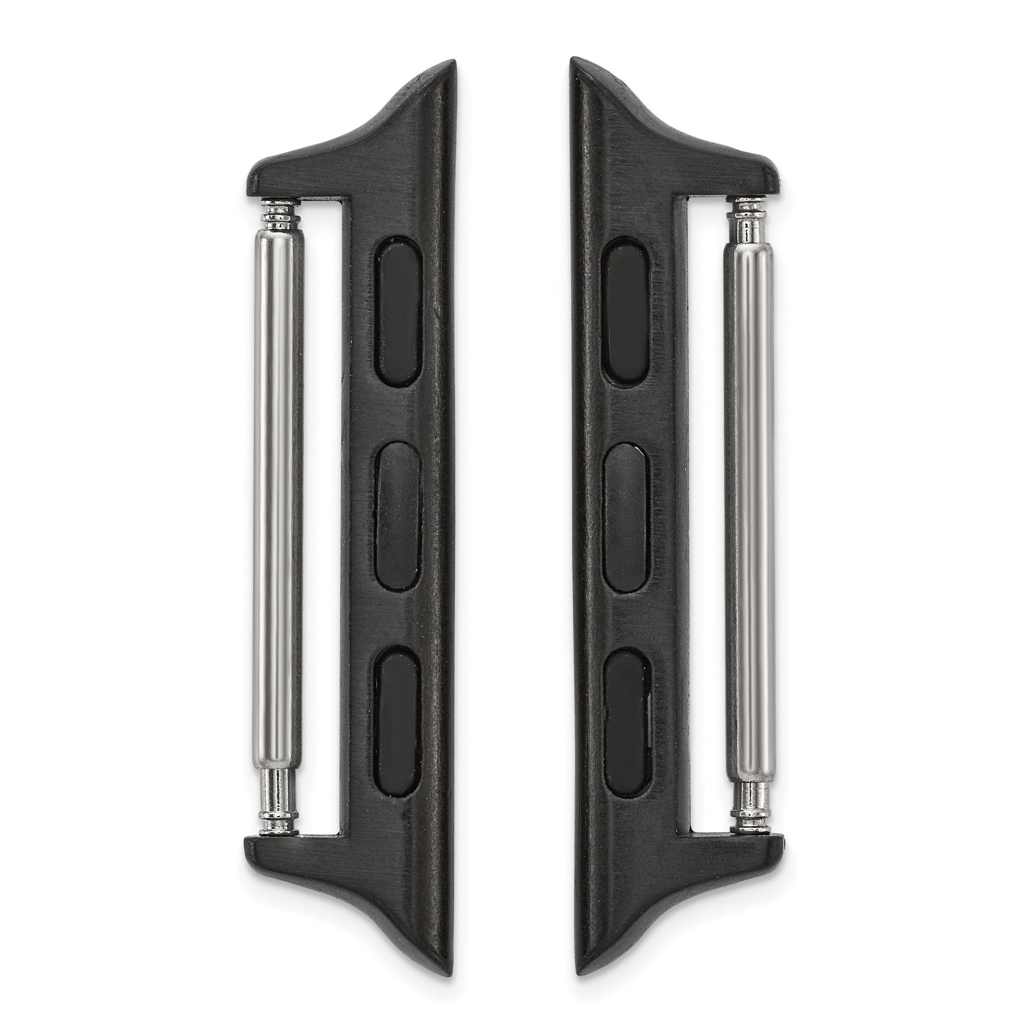 Apple Watch Band Adapter Set in Black Stainless Steel, 20mm
