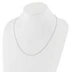 Adjustable Wheat Chain in 14K White Gold, 1mm