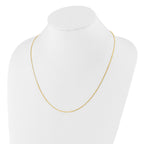 Sterling Silver Gold-plated Adjustable 1mm D/C Square Snake Chain