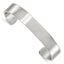 Stainless Steel Brushed 12mm Cuff Bangle Bracelet for Men