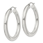 Sterling Silver 5mm Round Hoop Earrings