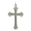Sterling Silver 925 Cross Pendant with Antiqued Finish Elegant Design