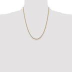 Rope Chain Necklace in 14K Yellow Gold, 2.8mm