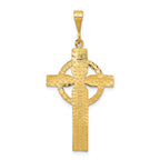 Sophia Jewelers 14K Gold Celtic Cross Pendant with Polished Finish