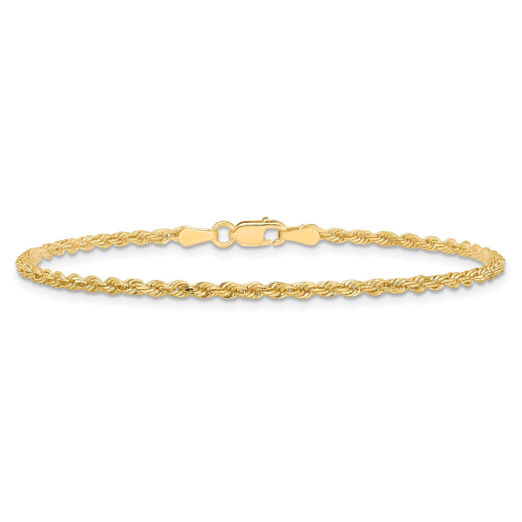 10K Yellow Gold 2.0mm Rope Chain