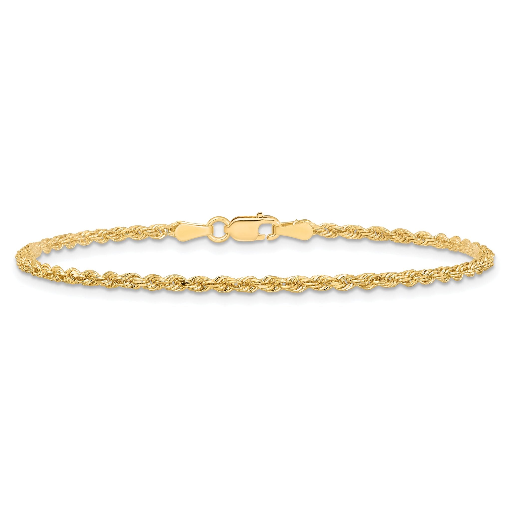 10K Yellow Gold 2.0mm Rope Chain