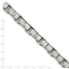 Stainless Steel Brushed and Polished Bracelet for Men