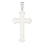 Sterling Silver 925 Cross Pendant with Polished Finish Elegant Design